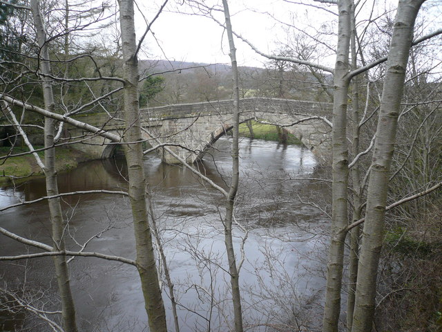 Froggatt Bridge and the River Derwent