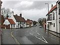 Looking along Holydyke (A1077)