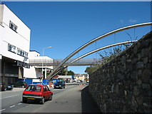 SH2482 : The town section of the Celtic Gateway from Victoria Road (A5) by Eric Jones