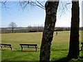 Striding out to the wicket