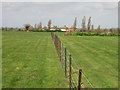 View across the fields from the car park of Richborough Castle