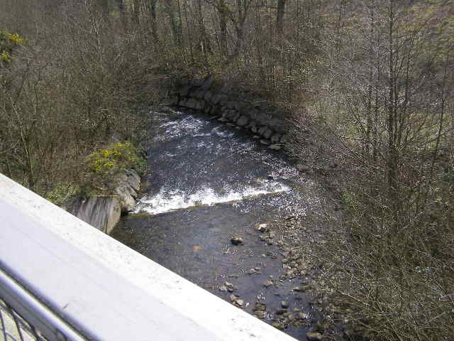 Weir on Nant Muchudd