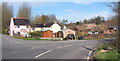 North side of Wetherden village seen from Church Street