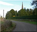 Rectory Lane in Stretton en le Field