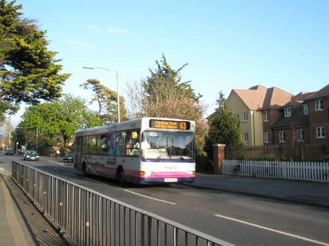 Number 63 bus passing through East Cosham