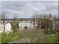 View over the park from the Dane John tower