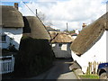 SW7526 : Thatched Cottages by Dr Duncan Pepper