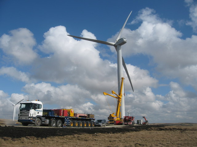 Scout Moor Wind Farm Turbine Tower No 6