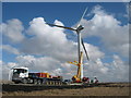 SD8317 : Scout Moor Wind Farm Turbine Tower No 6 by Paul Anderson