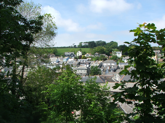 View across Padstow Town
