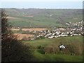 Edge of Sidford from Core Hill