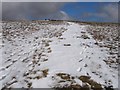 SD7381 : Footpath to Whernside summit by John S Turner