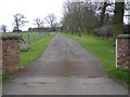 Driveway to Drayton Lodge Farm