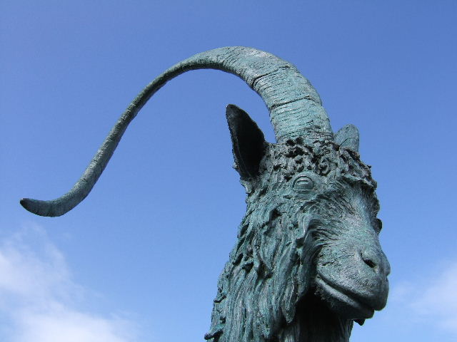 Statue of a Great Orme Goat