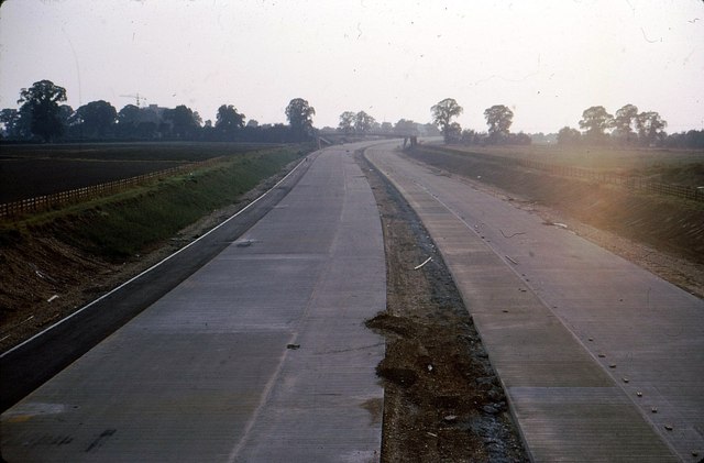 Construction of the M4 Motorway