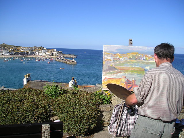 Painting St Ives from the Malakoff