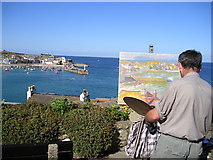 SW5140 : Painting St Ives from the Malakoff by Charles Musselwhite