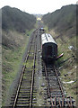 Great Central Railway at Rushcliffe, looking south