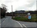 A485 junction with the B4578 at Llanio