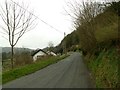 The road from the B4337 to Abermeurig