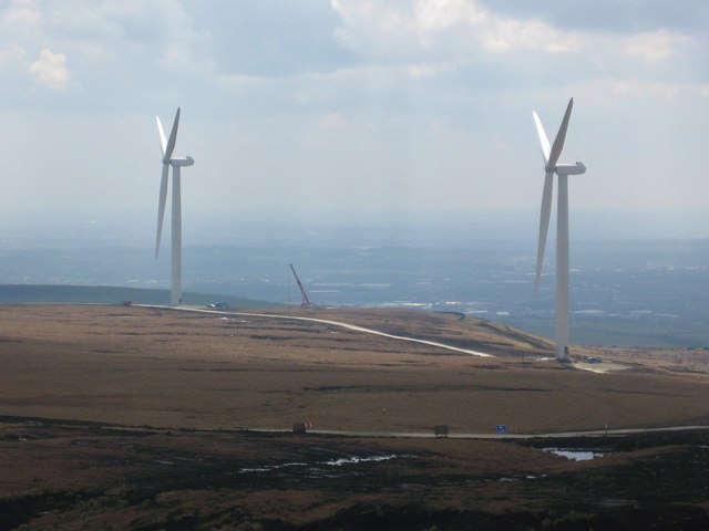 Scout Moor Wind Farm Turbines 7 and 8