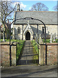SK5726 : Churchyard gate, Costock by Alan Murray-Rust