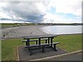 Picnic table, Ballyhalbert Harbour