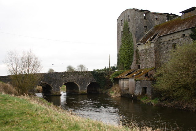 Bridge and old mill