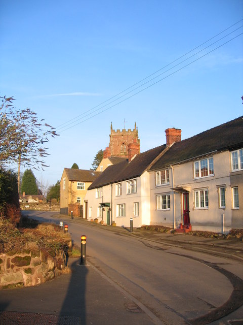 View of the tower of Cheswardine Church