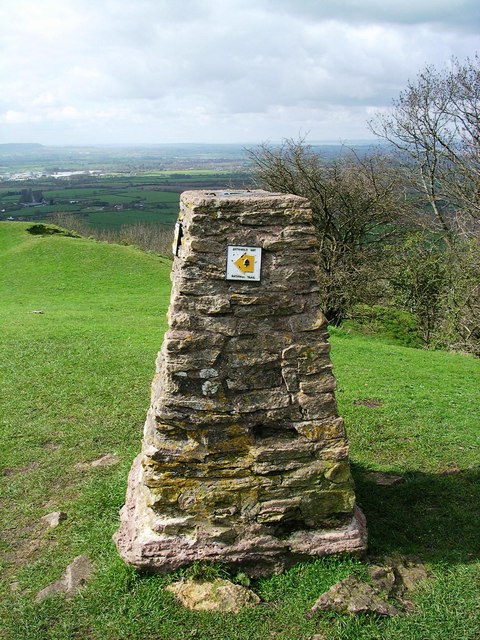A Triangulation Pillar 3627 on Haresfield Beacon