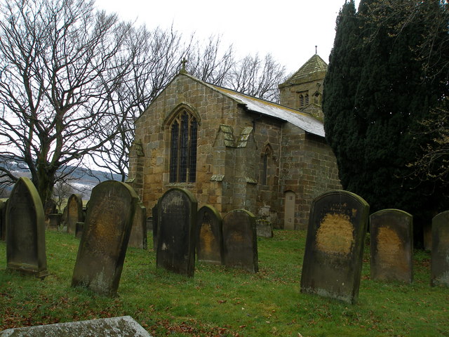 Atmospheric old churchyard