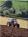 SX9269 : Tractor near Higher Gabwell by Derek Harper
