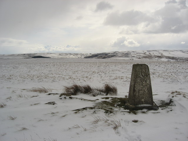 Trig point on Green Hill
