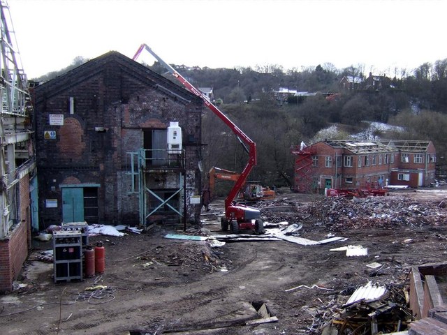 Demolition at the Thomas Bolton Copper Works