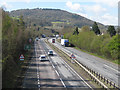 A40 heading towards Wales