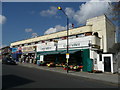 Art deco row of shops