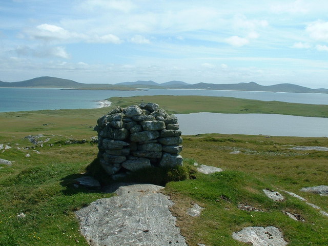 View from Mullach Mor, Boreray, North Uist