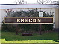 Brecon Station Sign