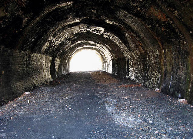 Inside Buckholm Tunnel © Walter Baxter :: Geograph Britain and Ireland