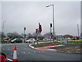 Junction of the A571 and the A580