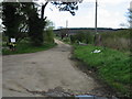 Farm track to Burgess Farm