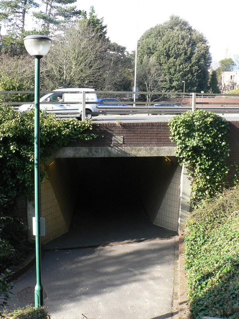 Bournemouth: by-pass subway on footpath C12