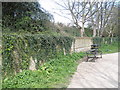 Seat near South Bank, Chichester canal