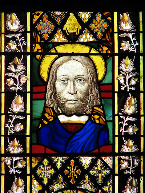St Margaret's church - east window detail