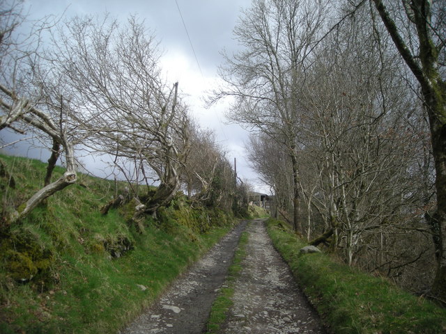 Ex-footpath to Blaen-y-cwm Farm