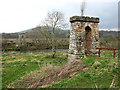 Old bridge pylons at Denholm