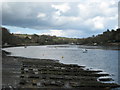 View up the creek from Porth Navas quay