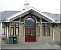 Modern church doorway, Old Wakefield Road, Moldgreen, Dalton (Huddersfield)