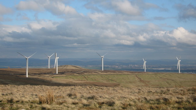 Scout Moor Wind Farm © Paul Anderson :: Geograph Britain and Ireland