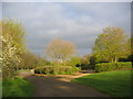 Car park at Turnford Brook, Lea Valley Park